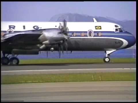 Lockheed Electra em 1990 no Rio