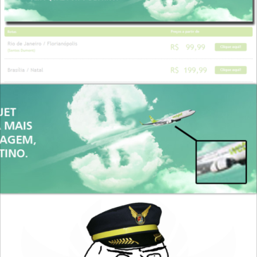 Enquanto isso no site da Webjet