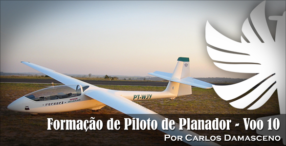 Formação de Piloto de Planador – Voo 10