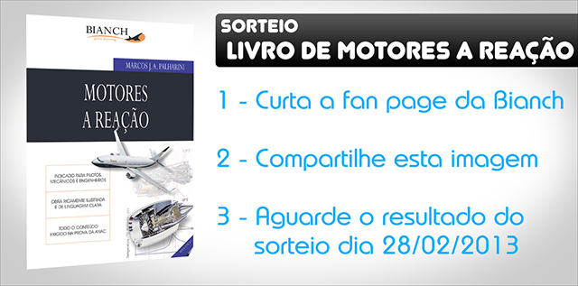 Novo sorteio: Livro de Motores a Reação (PC)