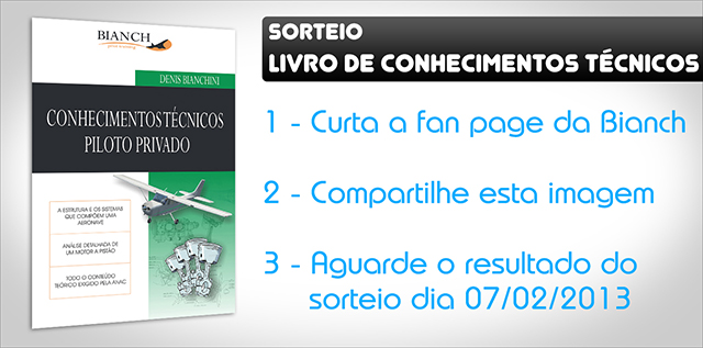 Sorteio de livro de CT no Facebook da Bianch