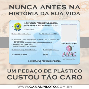 O pedaço de plástico