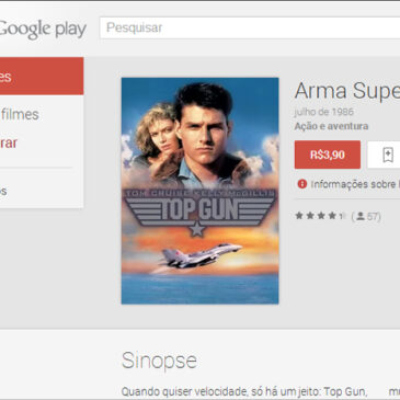 Top Gun vira “Arma Superior” no Google Play e iTunes Store