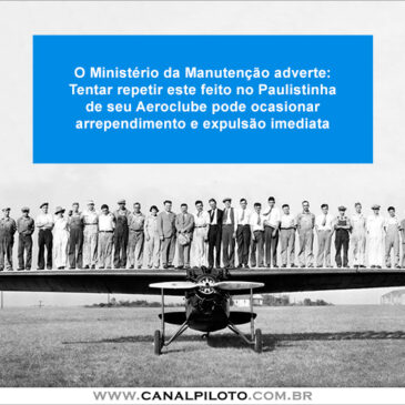 O Ministério da Manutenção adverte