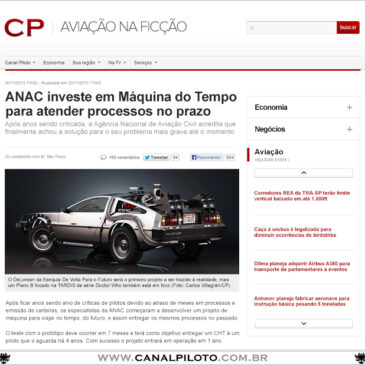 “ANAC investe em Máquina do Tempo”