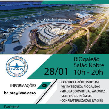 Demonstração Pública de Simulação – Evento RioGaleão 2017 – IVAO
