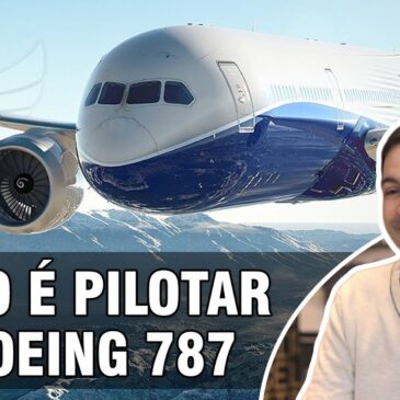Como é pilotar o Boeing 787