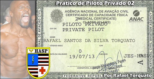 Prático de Piloto Privado 02 – CCF/CMA no HASP